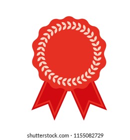 Vector badges template isolated on white background. Award Badge icons in flat style. Certified Medals.