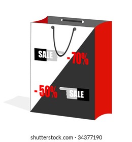 vector bag for buying