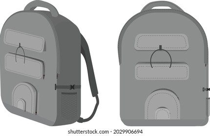 Vector Bag in Different Angles
