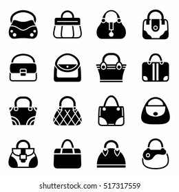 Vector Bag icon set
