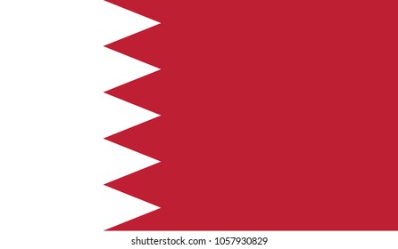 Vector Bahrain flag, Bahrain flag illustration, Bahrain flag picture, Bahrain flag image