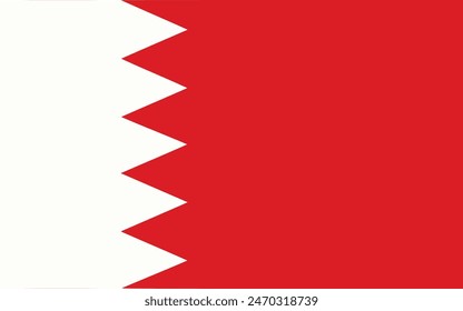 Vector Bahrain flag, Bahrain flag illustration, Bahrain flag picture, Bahrain flag image