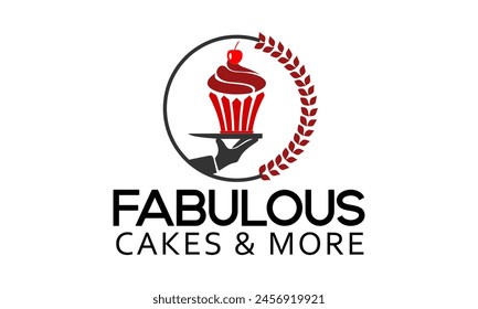vector, bakery, cake, logo, design, food, sweet, delicious, icon, pastry,