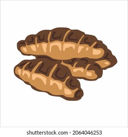 Vektorbäckerei mit minimalistischer Farbe