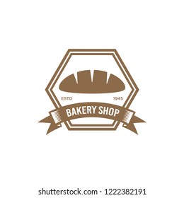 Vector Bakery Pastry Elements and Bread Icons Illustration can be used as Logo or Icon in premium quality. Bakery Label Design.
