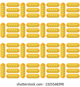 Vector Bakery Seamless Pattern. Food Background. Fresh Baked Products
