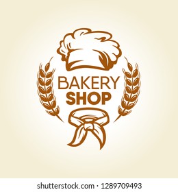 Vector Bakery Shop Pastry Elements and Bread. Icons Illustration can be used as Logo or Icon in premium quality. Bakery Label Design.