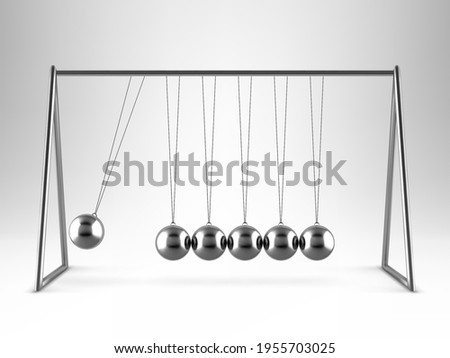 Vector balancing balls Newton's cradle