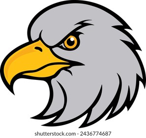 Vector of Bald eagle (Haliaeetus leucocephalus). American National Bird. Eagle Icon or Symbol. Golden Eagle Head.