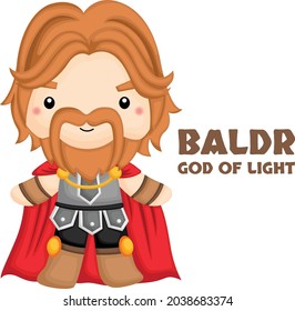 a vector of Baldr from Norse mythology 
