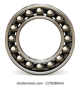 Vector Ball Bearing isolated on white background