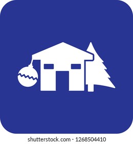 vector ball decoration icon 