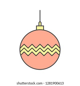 vector ball decoration icon