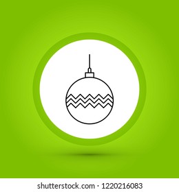 vector ball decoration icon in creative design with elements