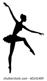 Vector ballet dancer