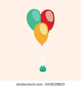 Vector ballon icon vector illustration design.