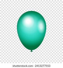 Vector balloon illustration for birthday card, party, design, flyer, poster, decor, banner, web, advertising, holiday, Celebration, background, 