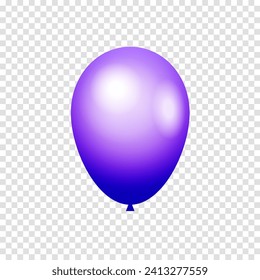 Vector balloon illustration for birthday card, party, design, flyer, poster, decor, banner, web, advertising, holiday, Celebration, background, balloon symbol