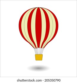 Vector Balloon Isolated On White Background Stock Vector (Royalty Free ...