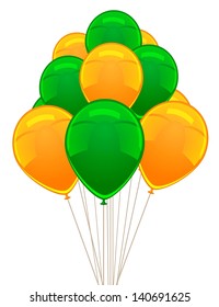 Vector balloon for party, birthday, colourful, color