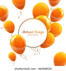 vector balloons background