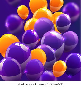 vector balloons background