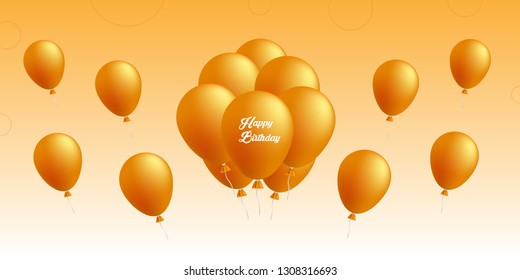Vector Balloons Party decoration