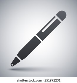 Vector Ballpoint Pen Icon