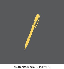 Vector ballpoint pen icon
