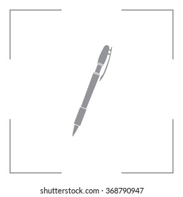 Vector ballpoint pen icon 