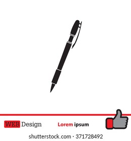 Vector ballpoint pen icon
