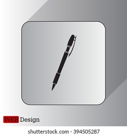 Vector ballpoint pen icon
