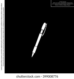 Vector ballpoint pen icon
