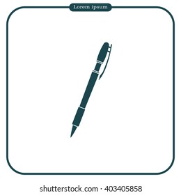 Vector ballpoint pen icon
