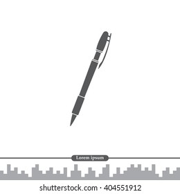 Vector ballpoint pen icon
