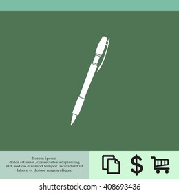 Vector ballpoint pen icon
