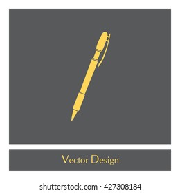 Vector ballpoint pen icon