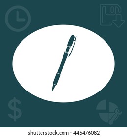 Vector ballpoint pen icon