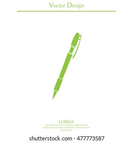 Vector ballpoint pen icon
