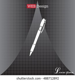 Vector ballpoint pen icon

