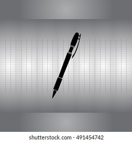 Vector ballpoint pen icon

