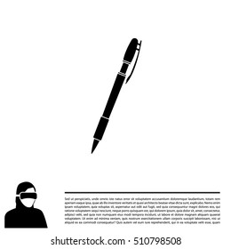 Vector ballpoint pen icon