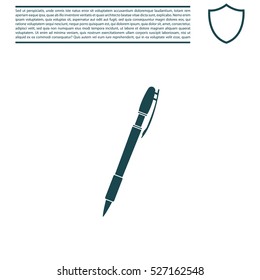 Vector ballpoint pen icon

