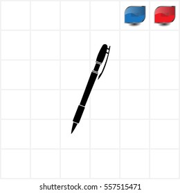 Vector ballpoint pen icon

