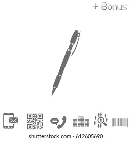 Vector ballpoint pen icon