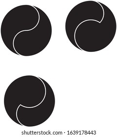 vector balls of different types in eps format