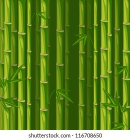 Vector bamboo background green