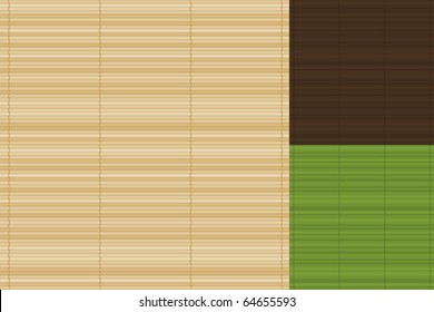 Vector Bamboo Background Set