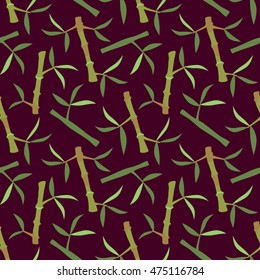 vector bamboo seamless pattern