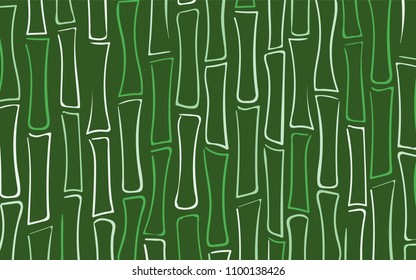 Vector Bamboo Stems. Tree Texture in Ethnic Style. Abstract Background of Silhouettes of Bamboo Trees. Bamboo Pattern for Wallpaper, Textile, Tablecloth, Packaging, Fabric, Wrapping. Stalks of Trees.